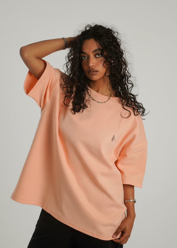 Oversized T-shirt (Peachy)