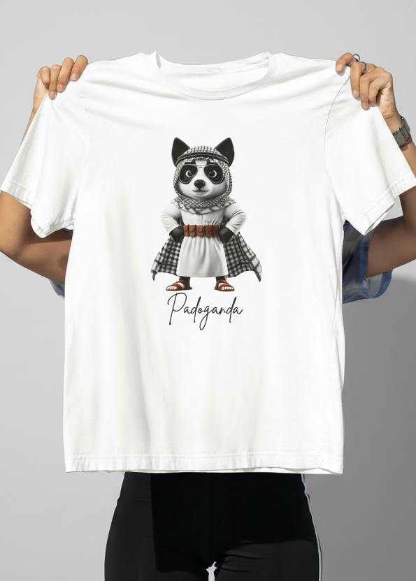 تيشيرت بادوغاندا عربي (أبيض)