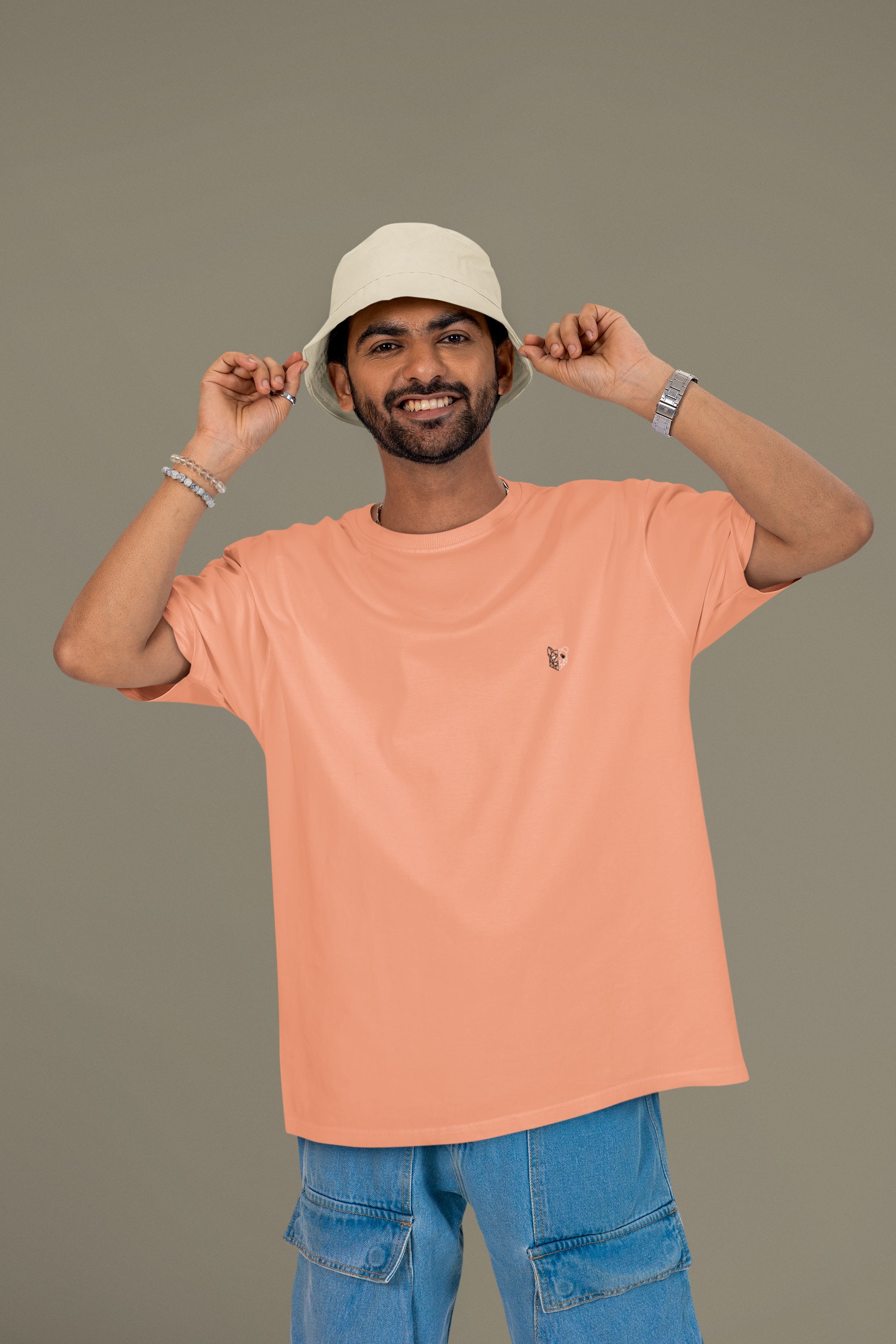 Oversized T-shirt (Peachy)