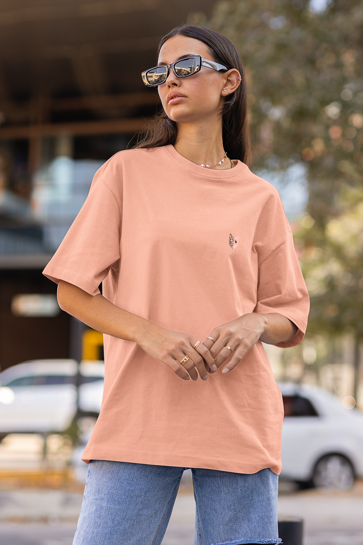 Oversized T-shirt (Peachy)