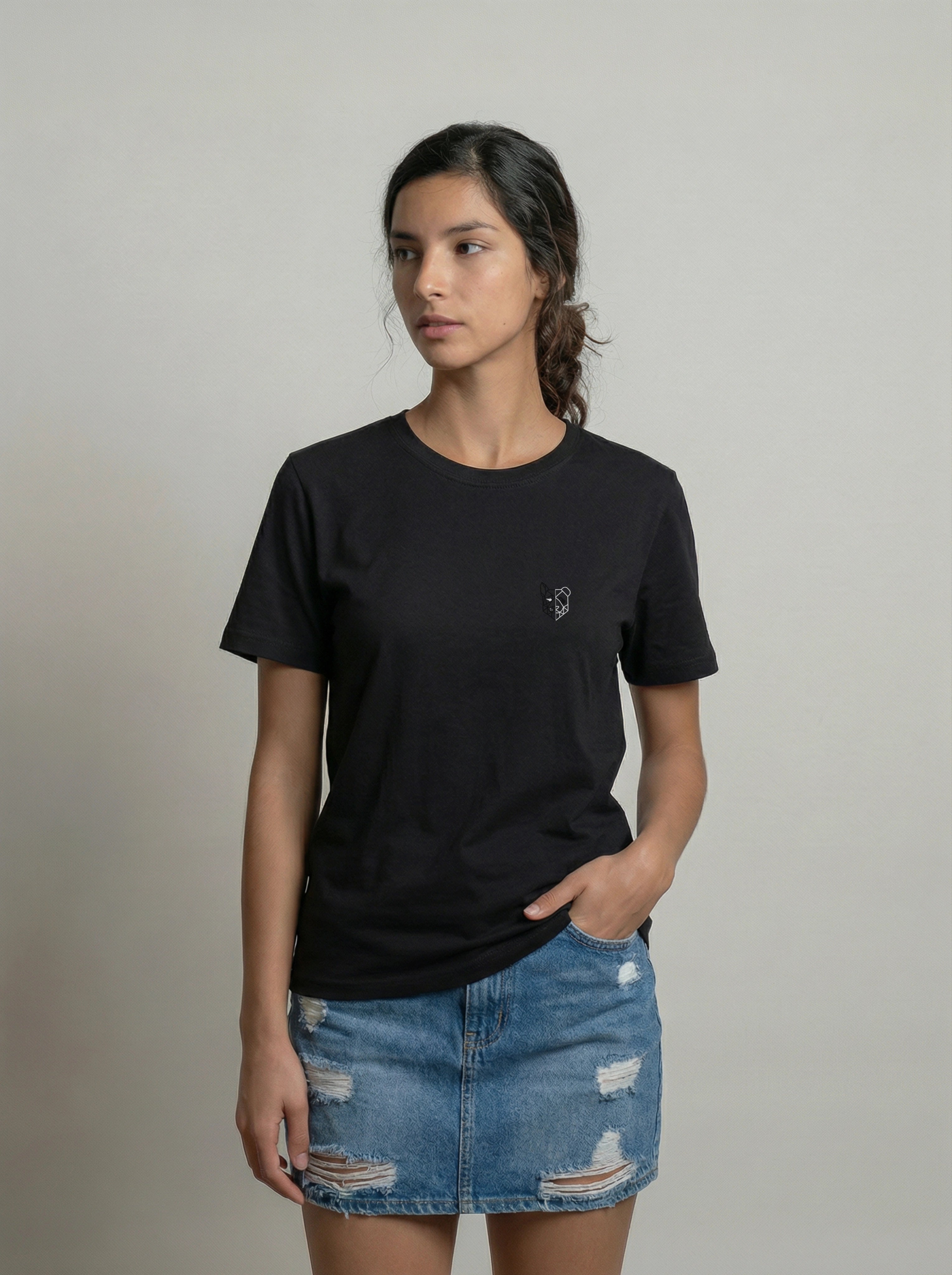 تي شيرت أساسي (أسود)