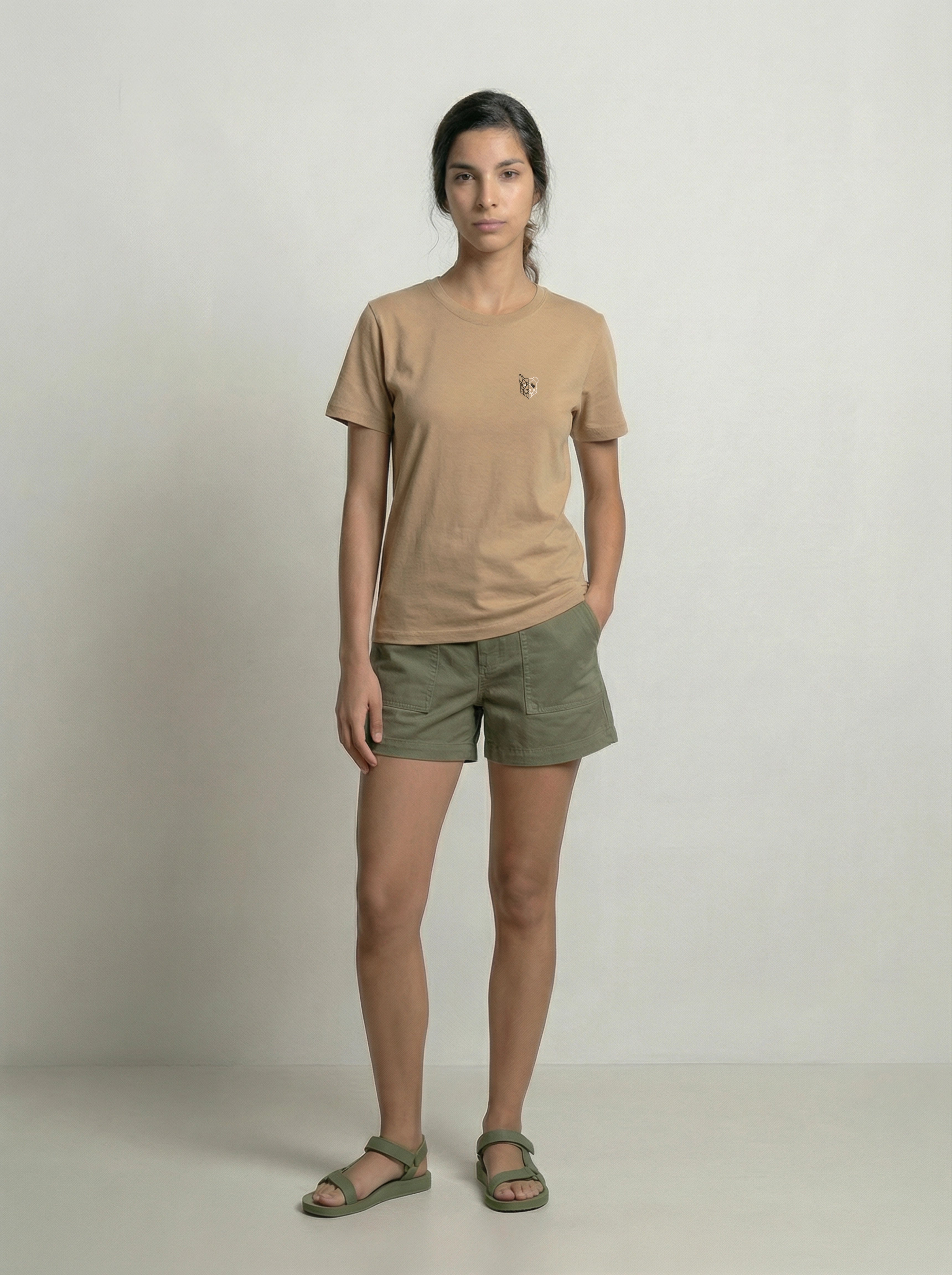 تي شيرت أساسي (بيج)