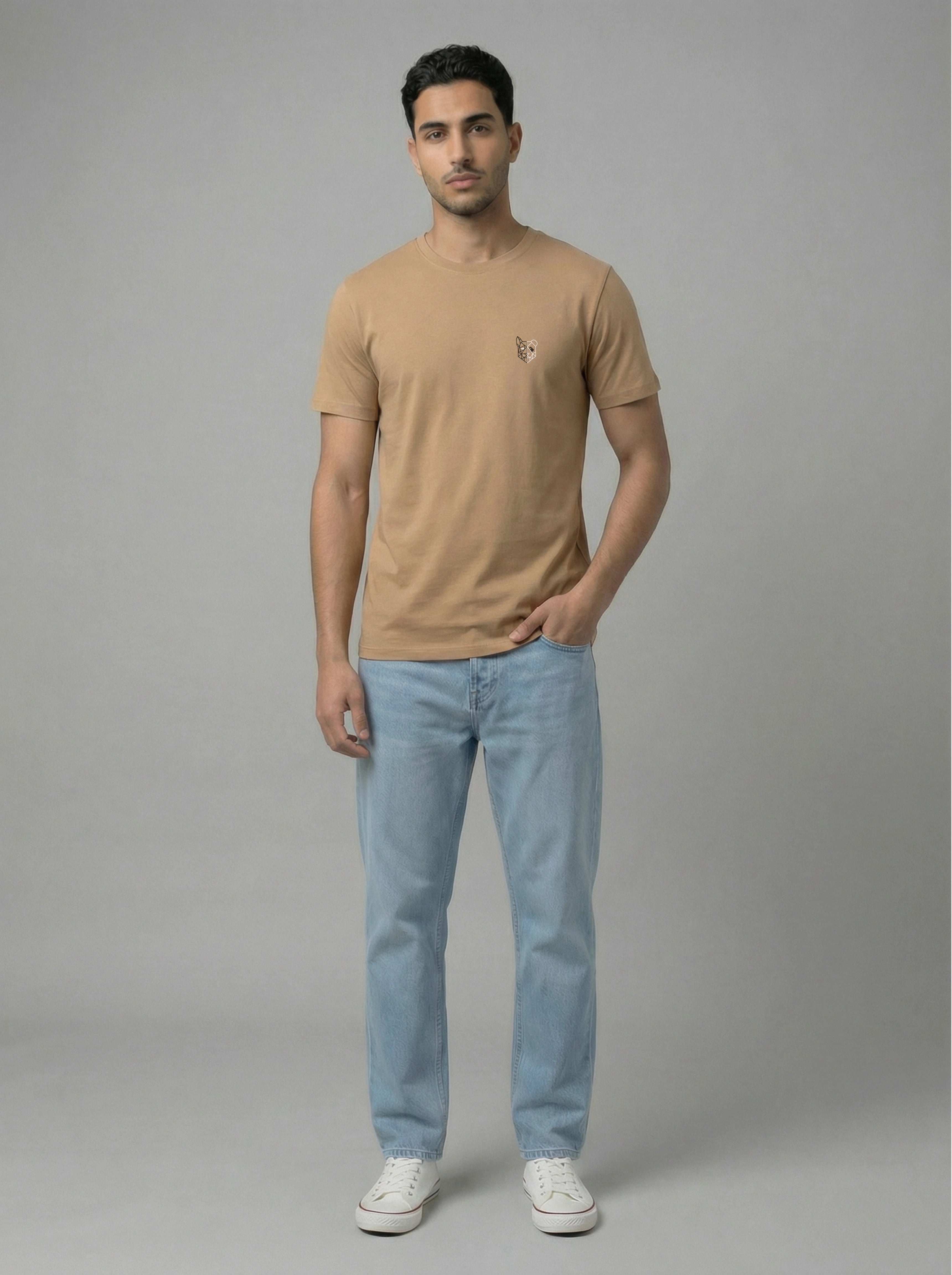 تي شيرت أساسي (بيج)