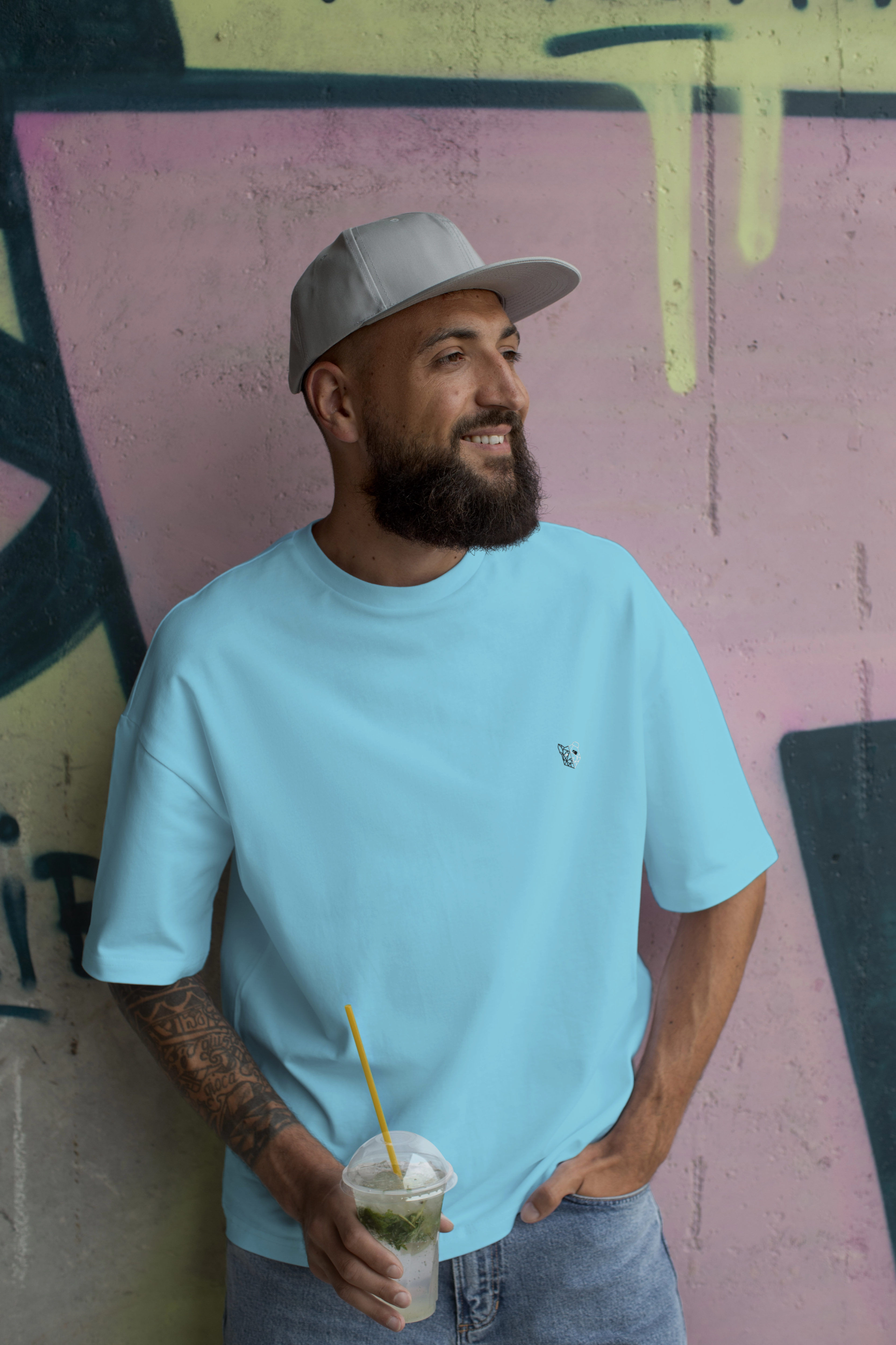 Oversized T-shirt (Baby Blue)