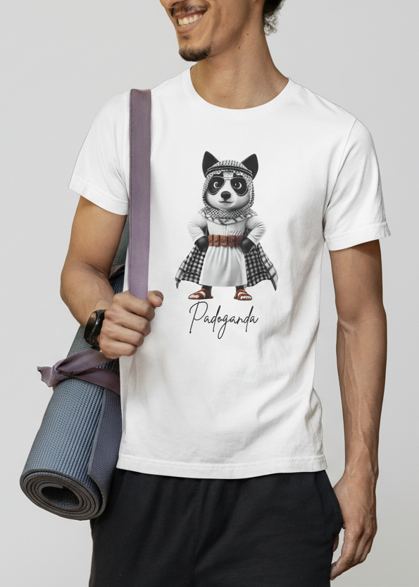 تيشيرت بادوغاندا عربي (أبيض)