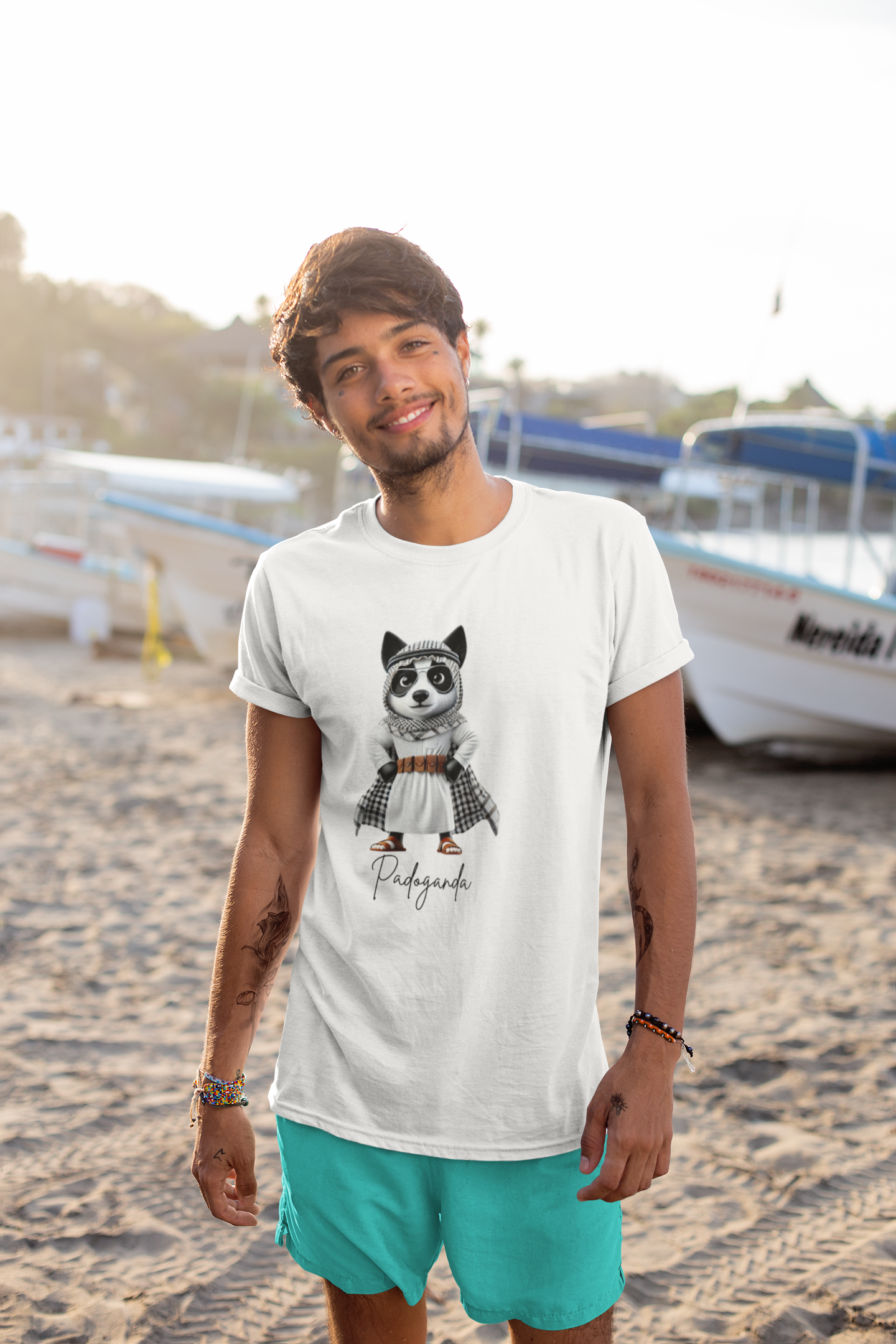 Arabic Padoganda T-shirt (White)