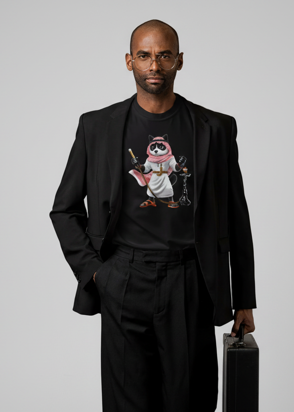 تيشيرت سموكي بادوغاندا (أسود)