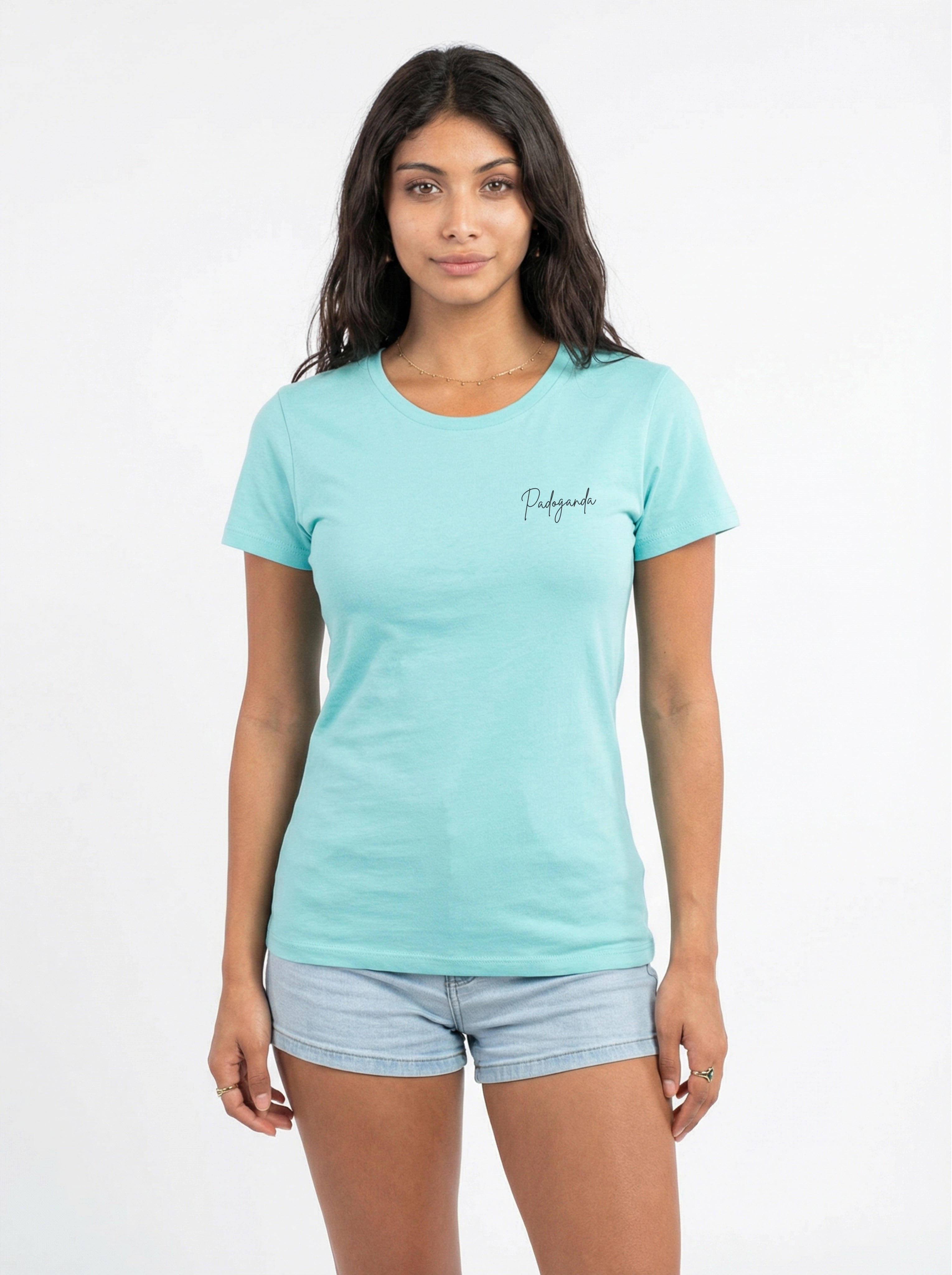 تيشيرت نسائي (فيروزي)