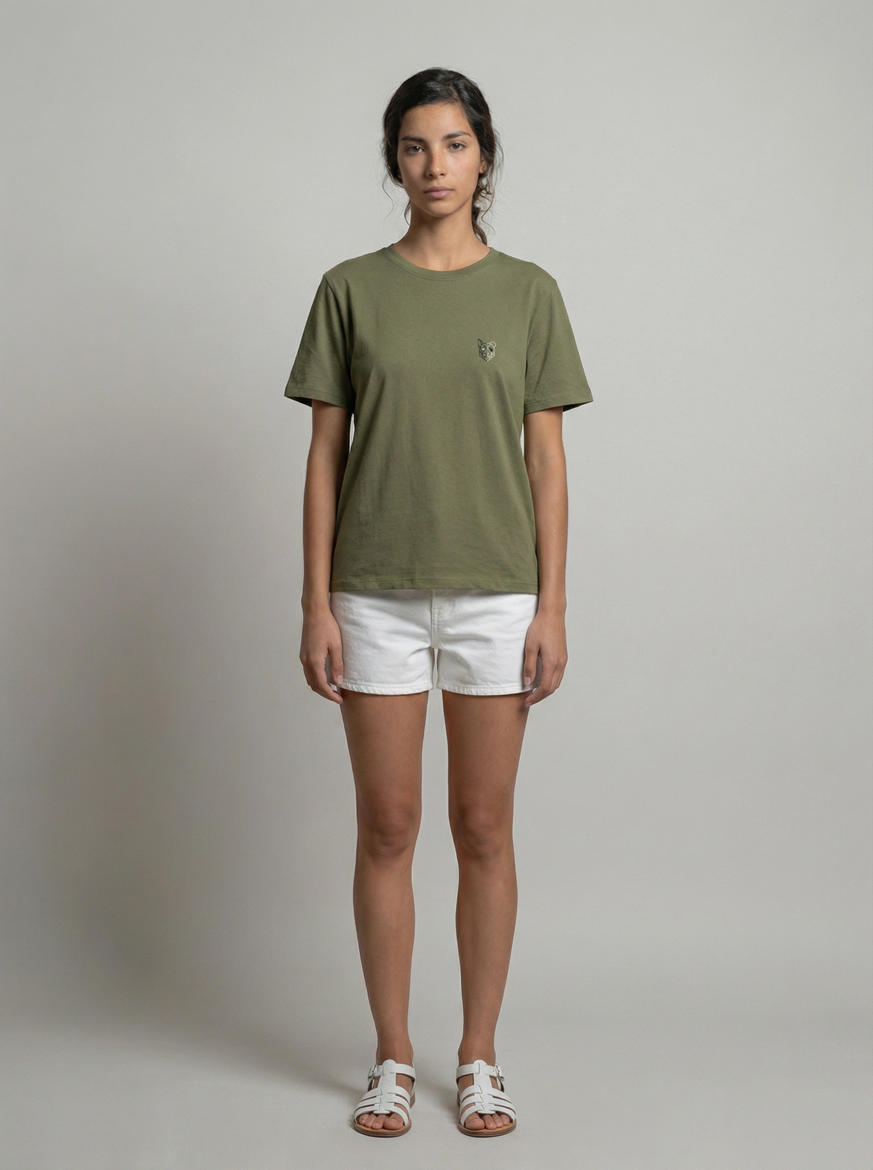 تي شيرت أساسي (أخضر زيتوني)