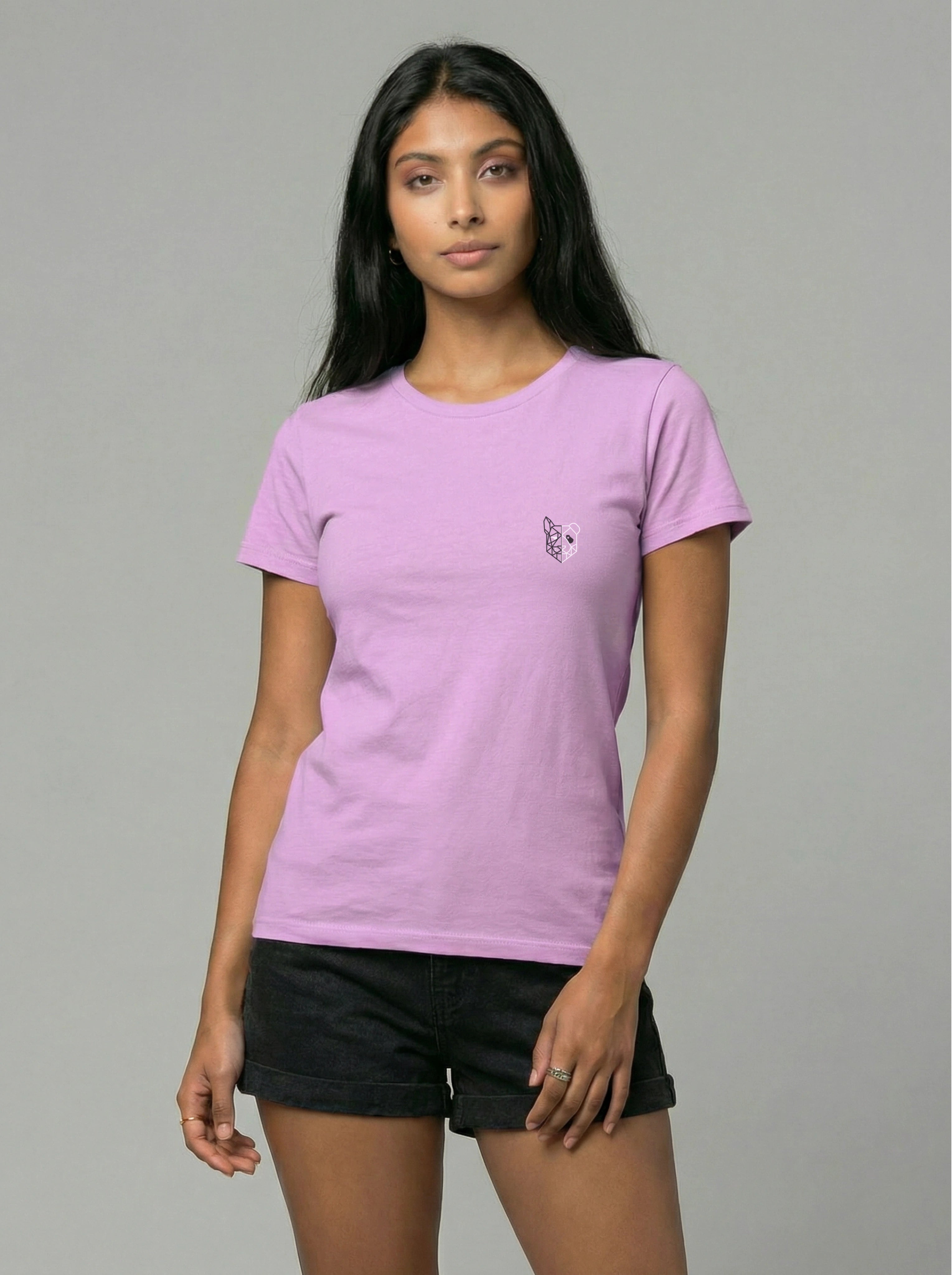 تيشيرت نسائي (بنفسجي)